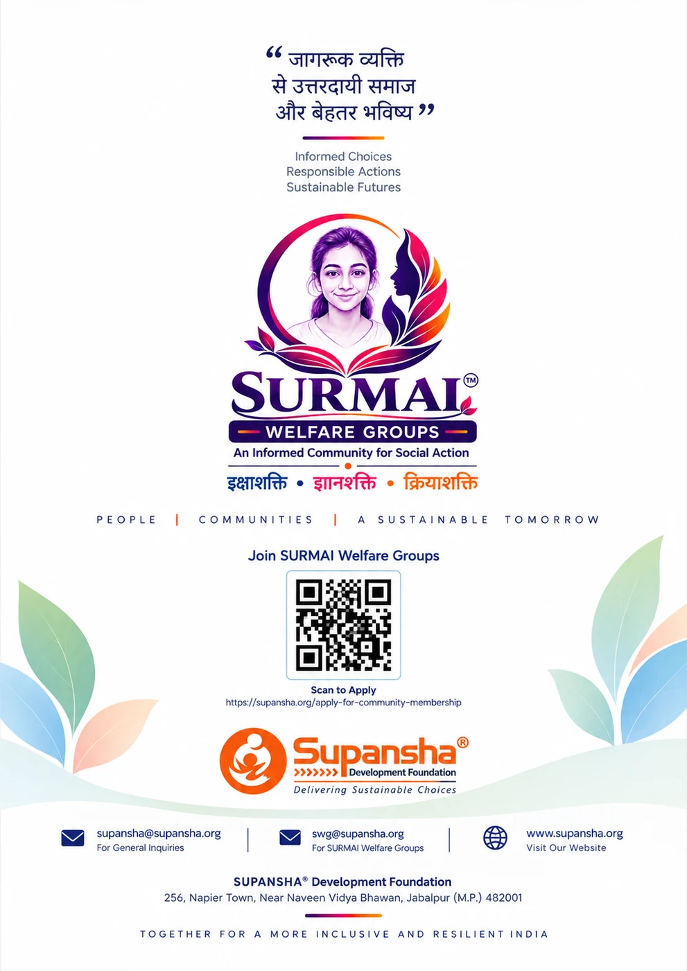 Original SURMAI Welfare Groups closing poster